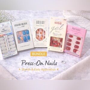 Press-On Nails Bundle - 5 Sets M140